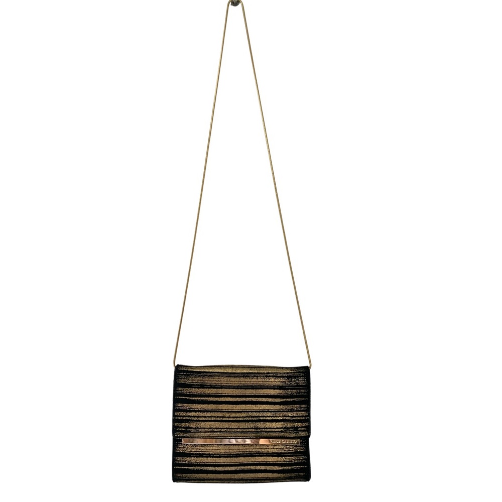 Vince Camuto - Black and Gold Wallet on Chain - Picture 3 of 4